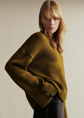Marin Sweater - Olive Green