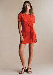 Pippa Short Dress - Coral