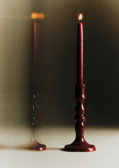 Piano Candle Holder Set - Large Model - Burgundy