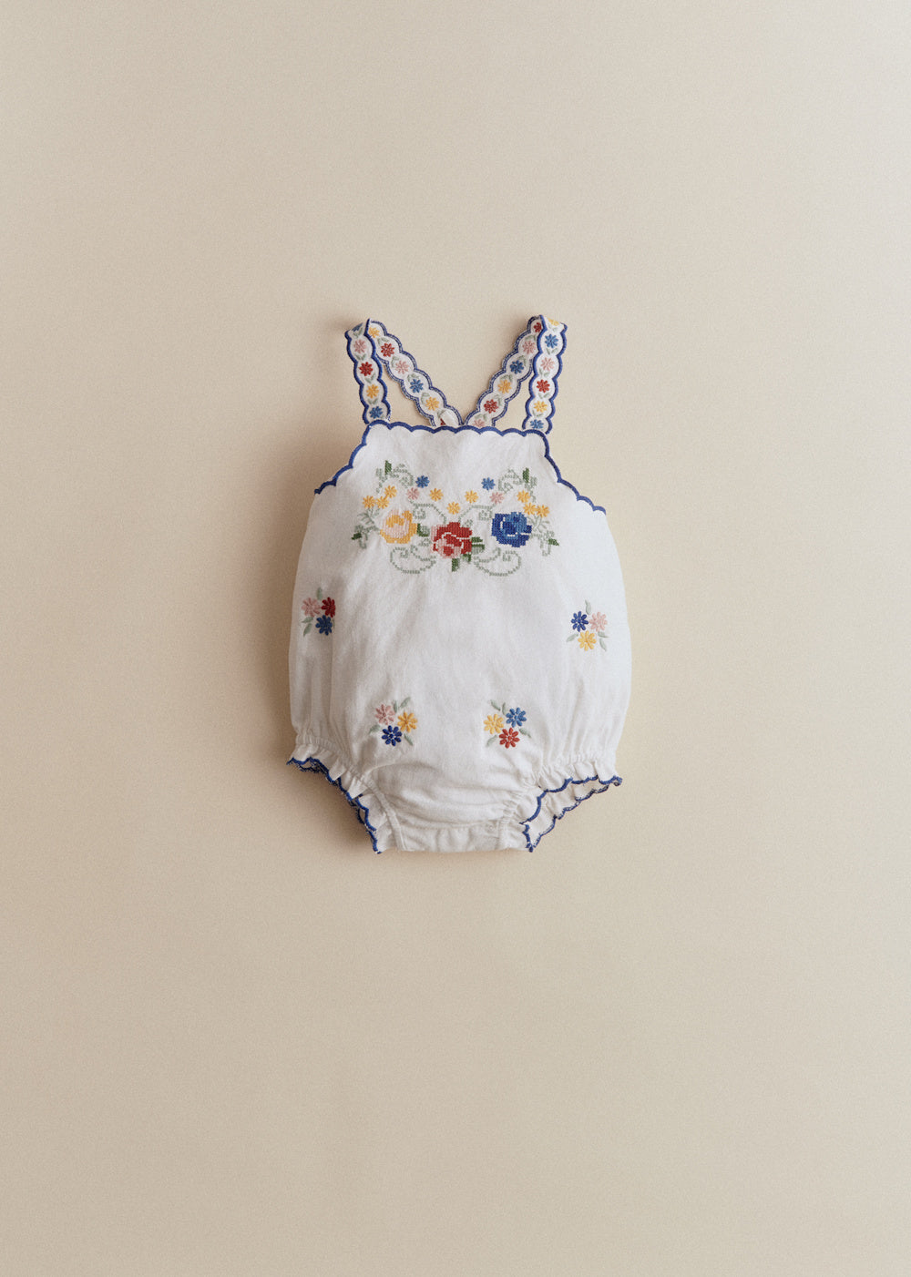 Philippine romper suit - Spring Placed Embroidery