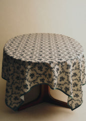 Printed Tablecloth - Blue Crosses