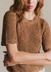 Solene Sweater - Orange Green