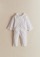 Aimie Set - Red Heart Print