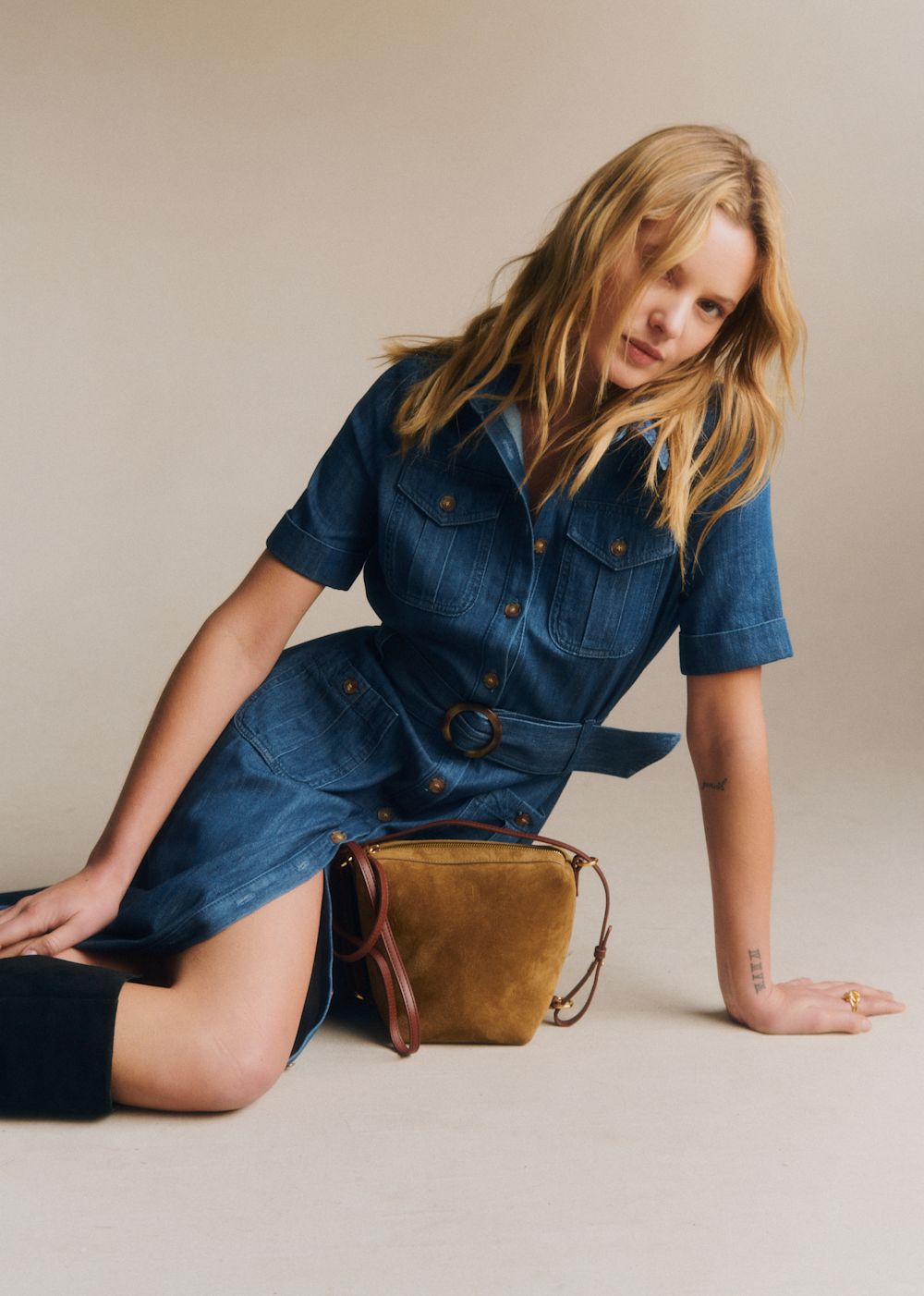 Raquel Dress - Deep Blue