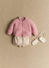 Emile Cardigan - Mottled Pink