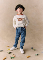 Tennis Club Sweat-Shirt - Ecru Tan