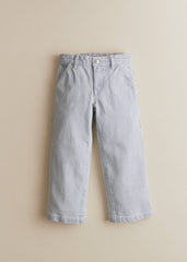 Giulio Trousers - Blue Striped Denim