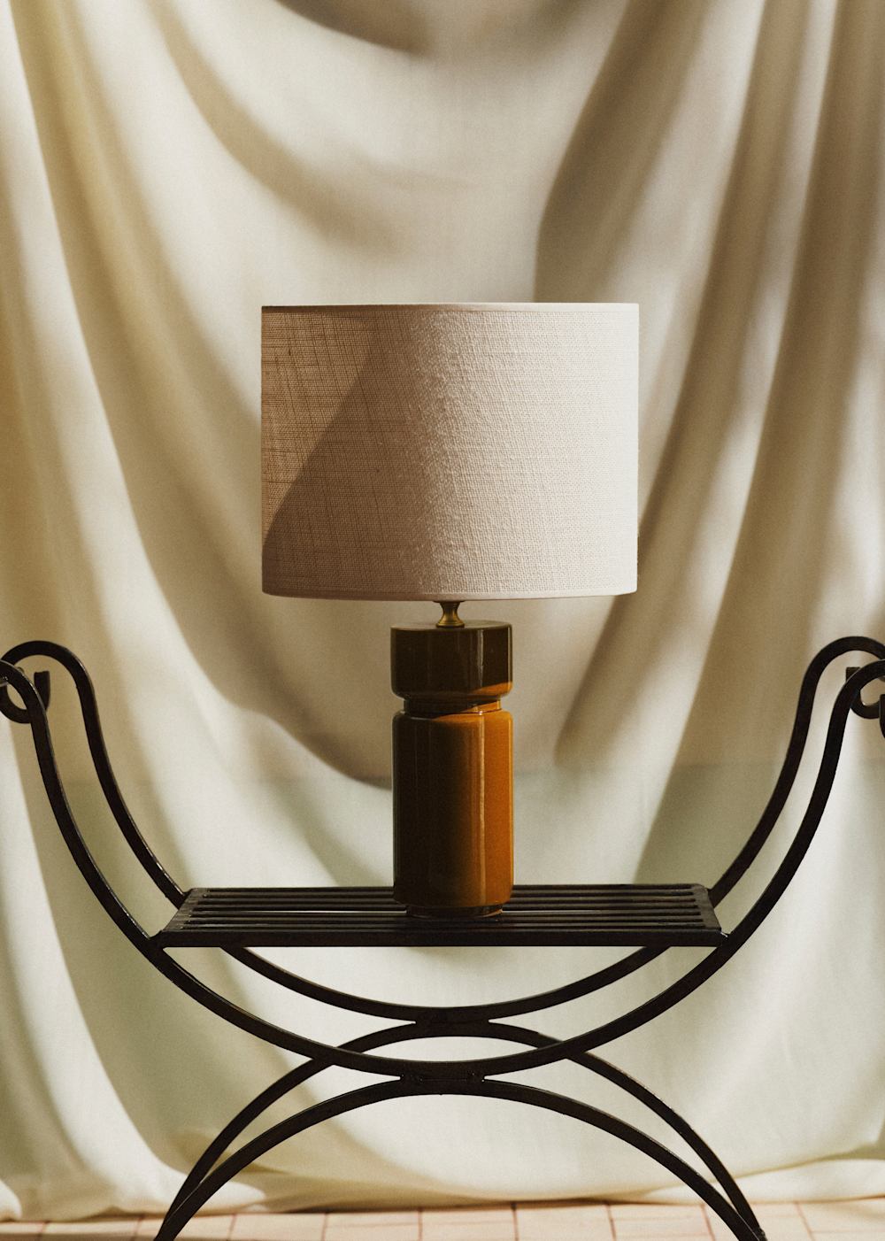 Piano Table Lamp - Caramel - Piano Lampshade