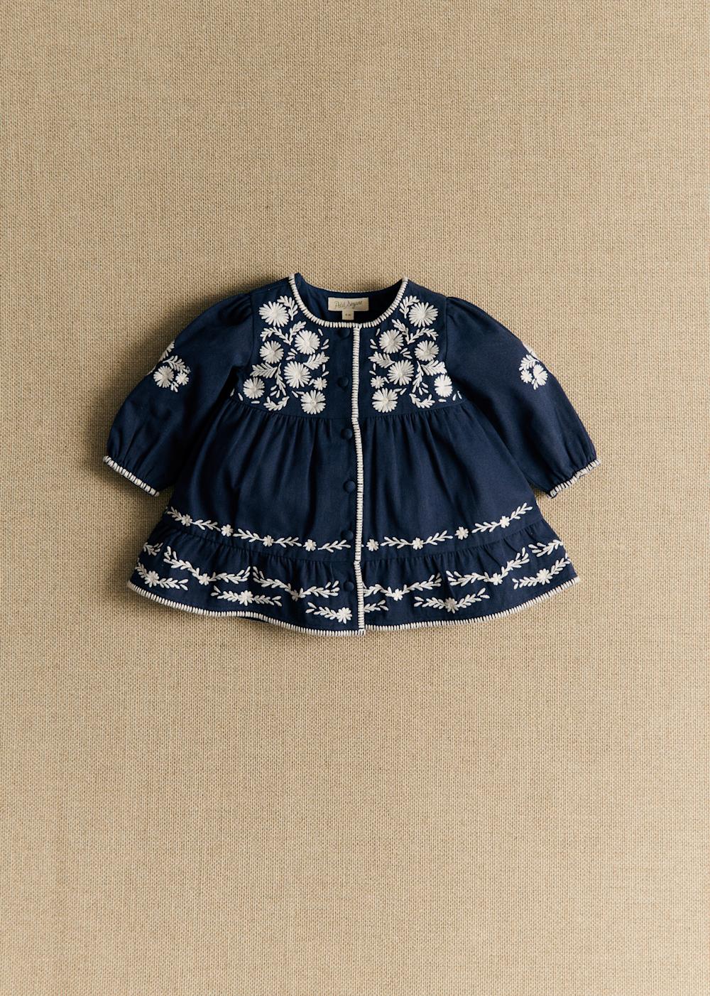 Louise Dress - Navy Blue