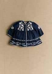 Louise Dress - Navy Blue