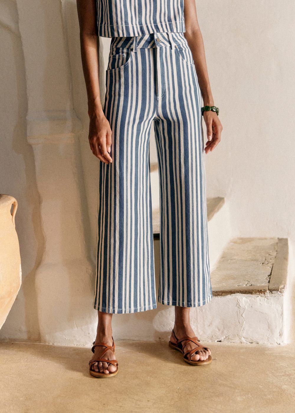Le Crop - Swim Stripes