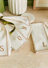 Monogram Napkin - Letter D