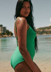 Été Sauvage Swimsuit - Sézane x Ysé - Bright Green