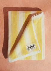 Striped Beach Towel - Butter