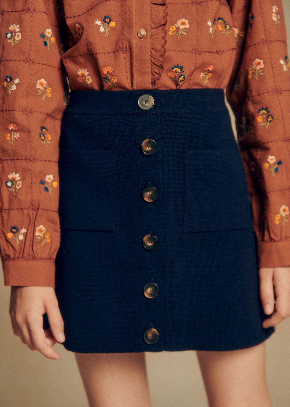 Louisa Skirt - Navy
