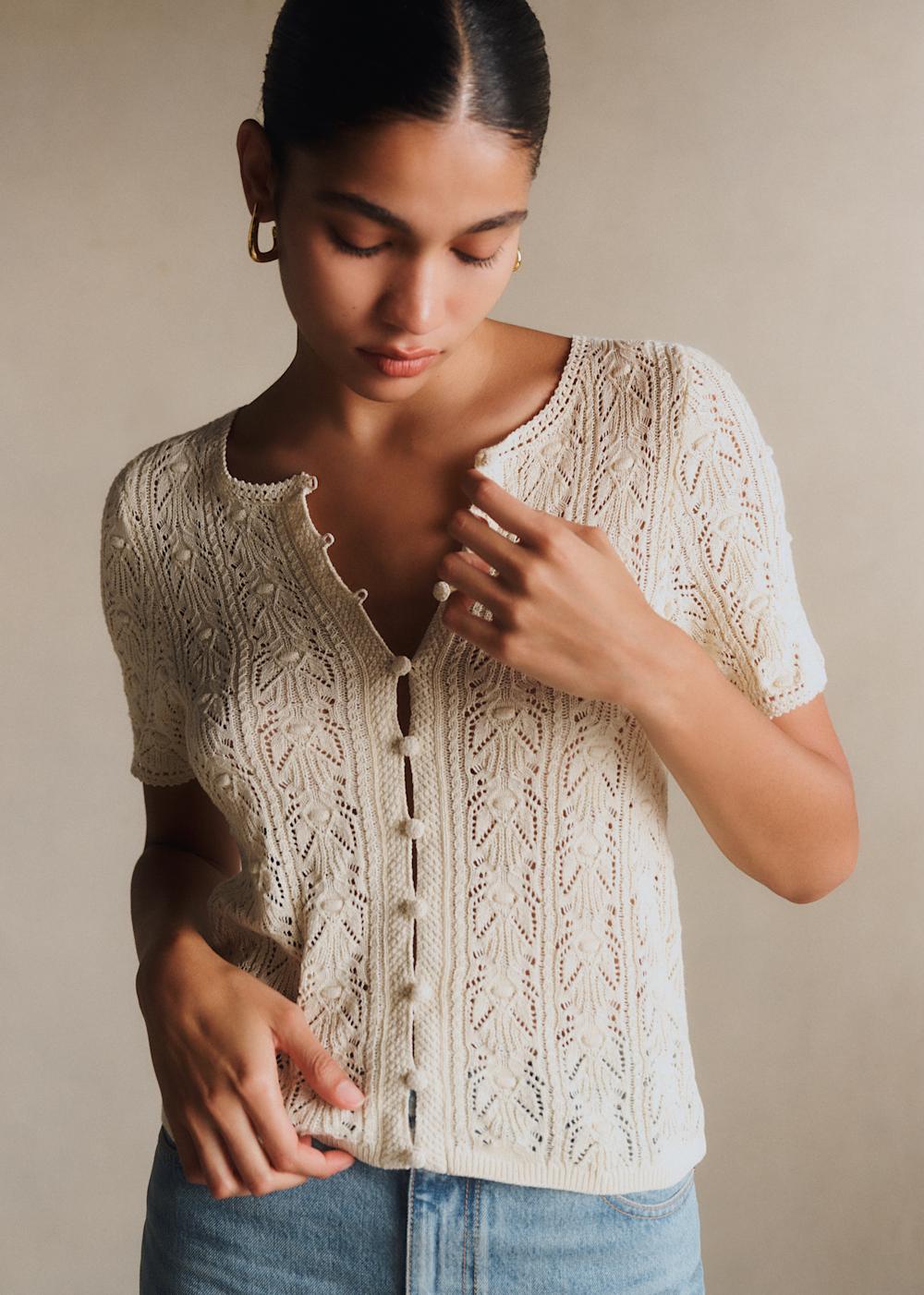Milane top - Cream