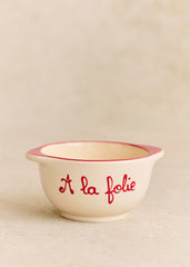A la folie Bowl - Sézane x Maison Roussot - Red