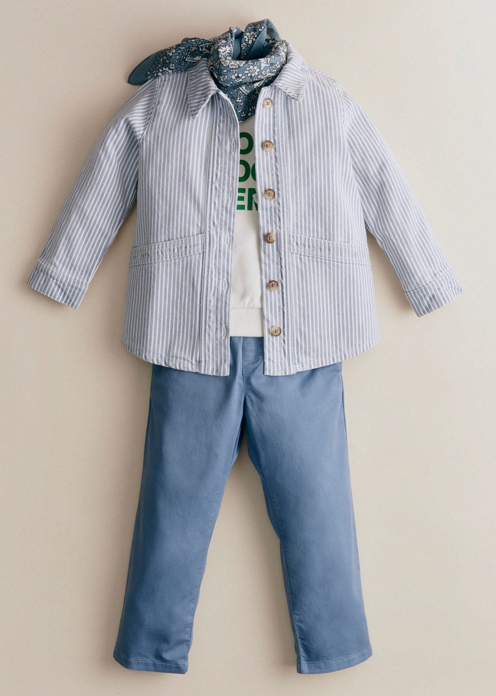Will Jacket - Blue Striped Denim