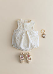 Carla Romper - Ecru