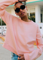 Gautier Sweat-Shirt - Pale Pink Rose Creation