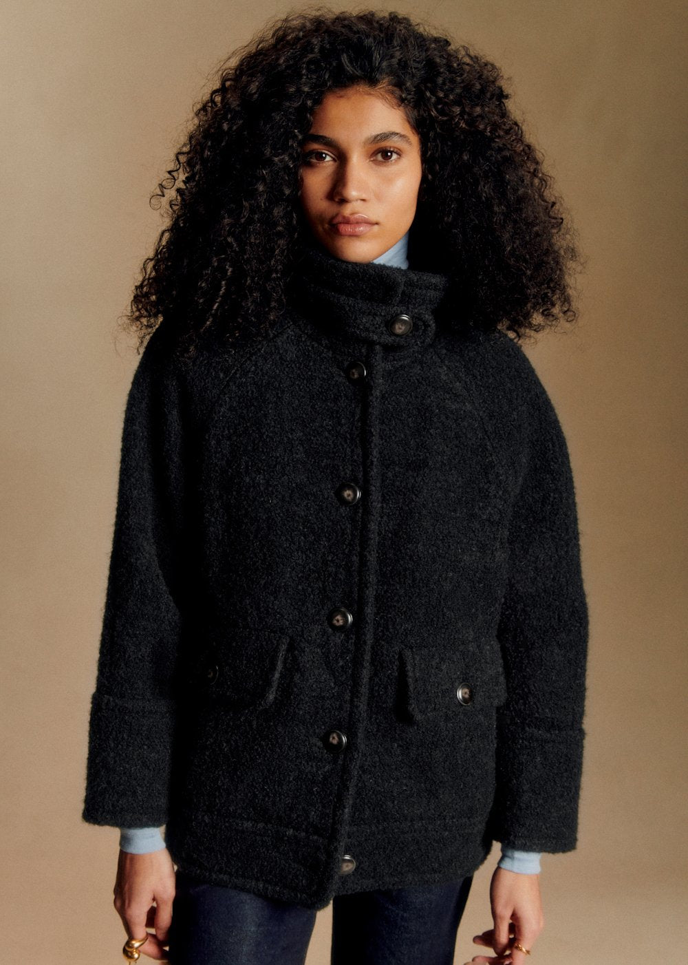 Léo Coat - Black
