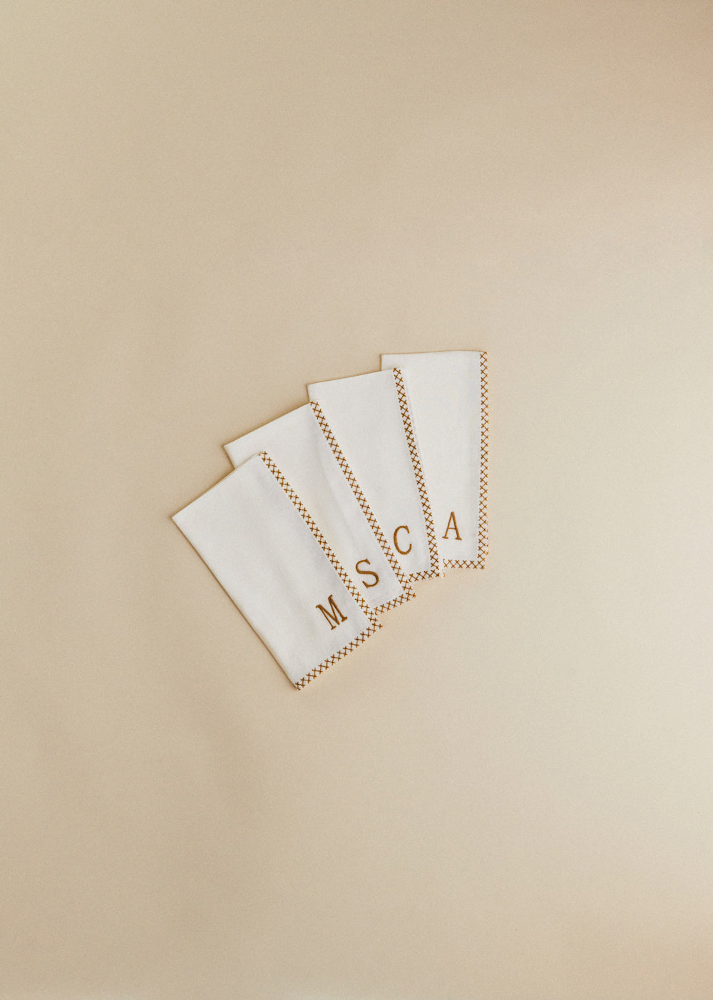 Monogram Napkin - Letter M