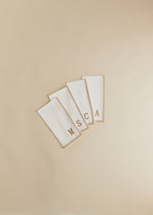 Monogram Napkin - Letter M