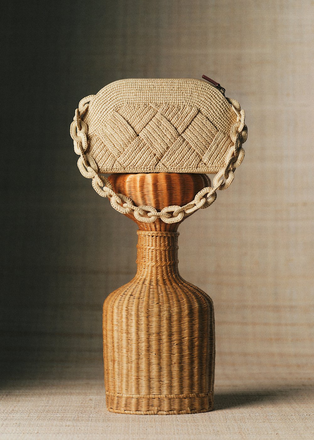 Isabelle Bag - Natural Woven Raffia