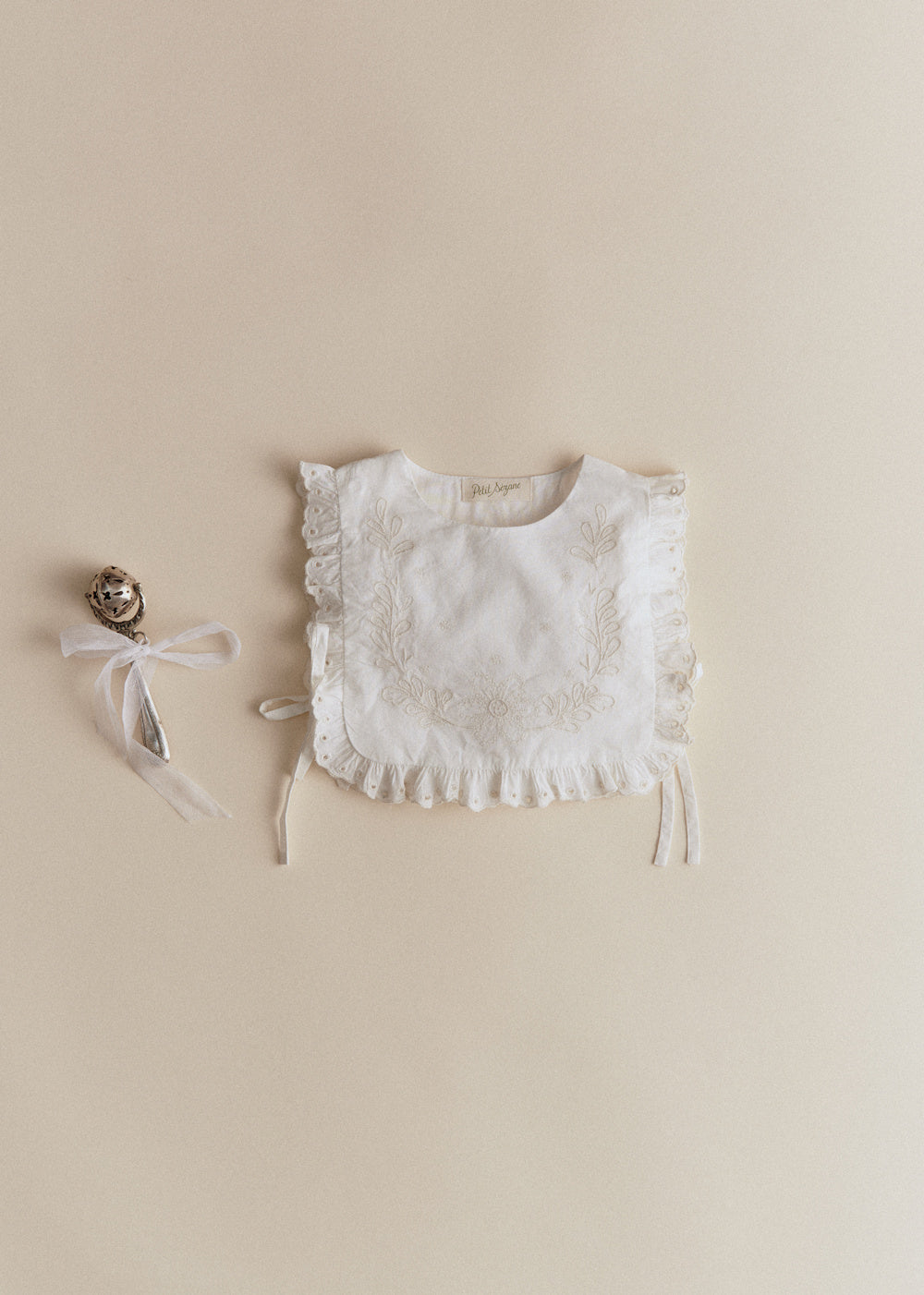 Leia Bib - Cream