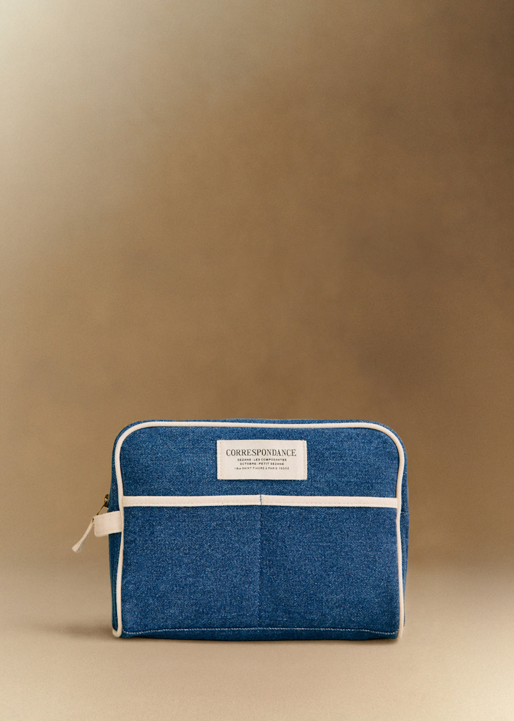 Large Toiletry Bag - Denim