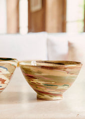 Florence Girod - Salad Bowl - Small Model Mixed Earth