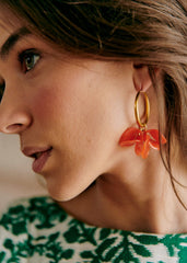 Flora Hoops - Orange