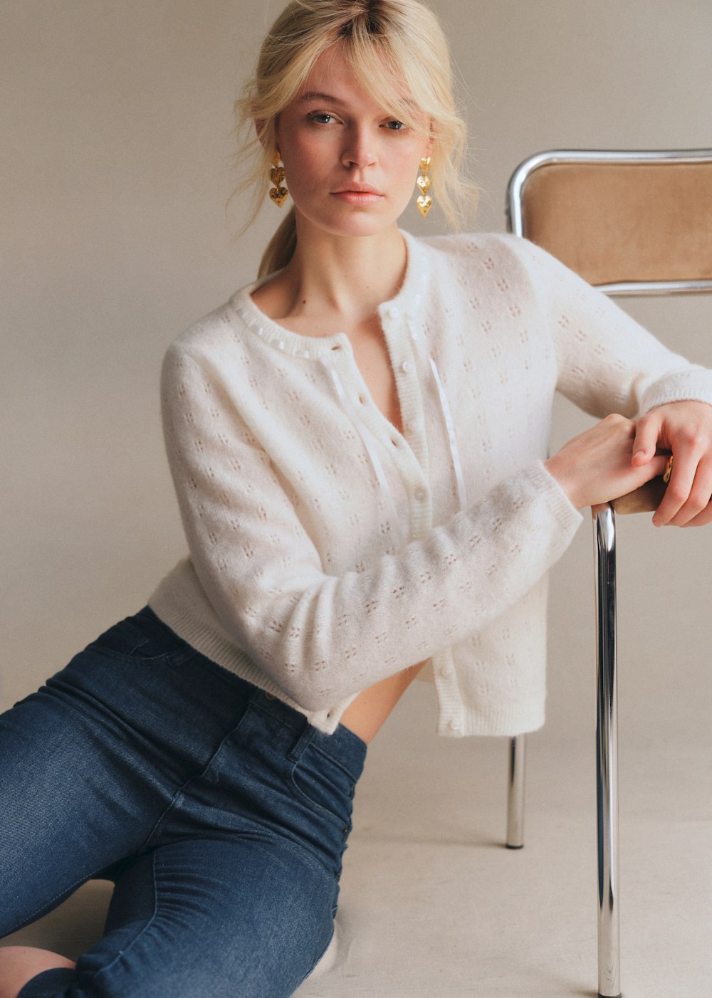 Meryl Cardigan - Ecru