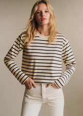 Elina Marinière - Cream Navy