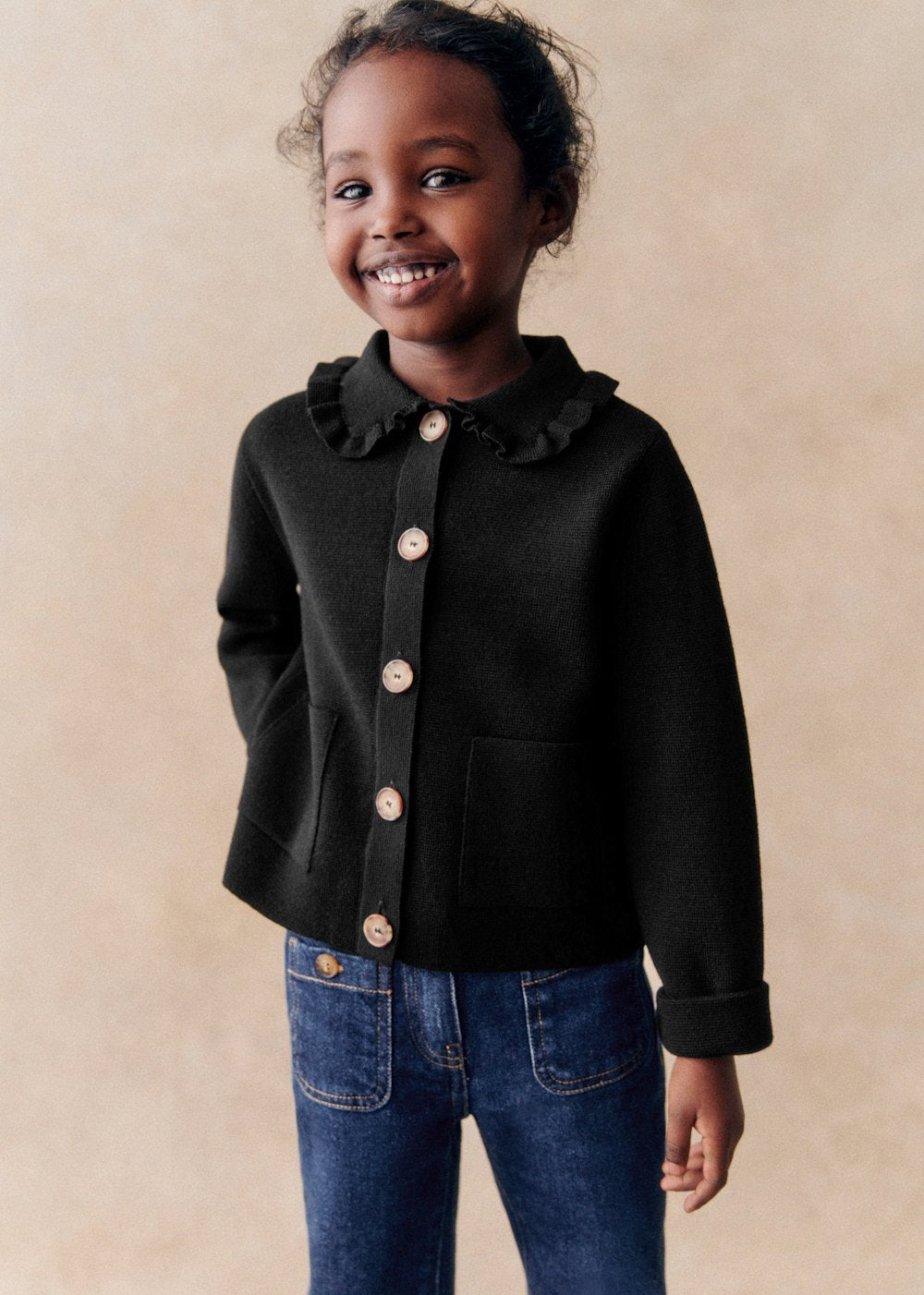 Betty Fantasy Cardigan - Black