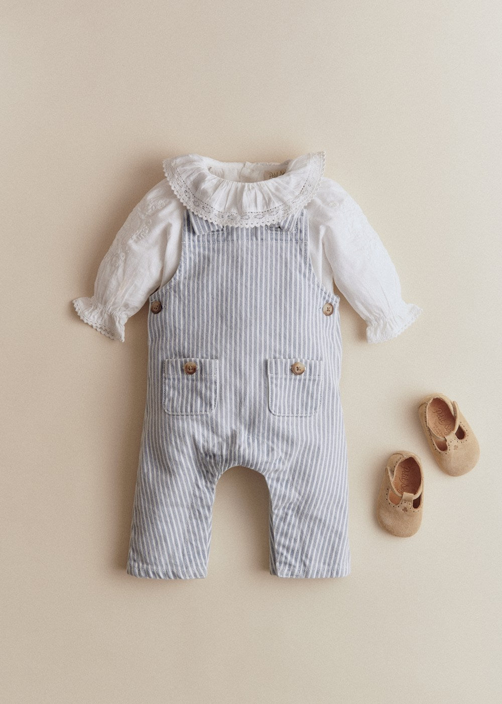 Marlow Jumpsuit - Blue Striped Denim