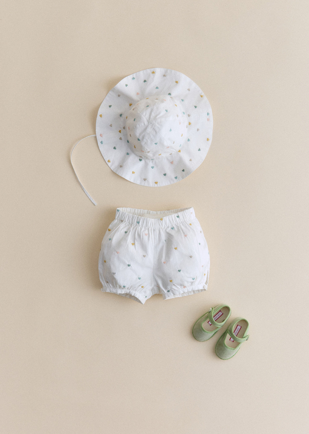 Shilah Hat - White Multicoloured Embroidery