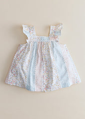 Stella Dress - Small Floral Patchwork