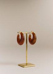 Grace Earrings - Brown