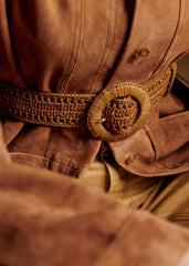 Nella Belt - Coffee Raffia