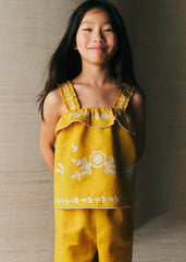 Dolly Top - Ochre