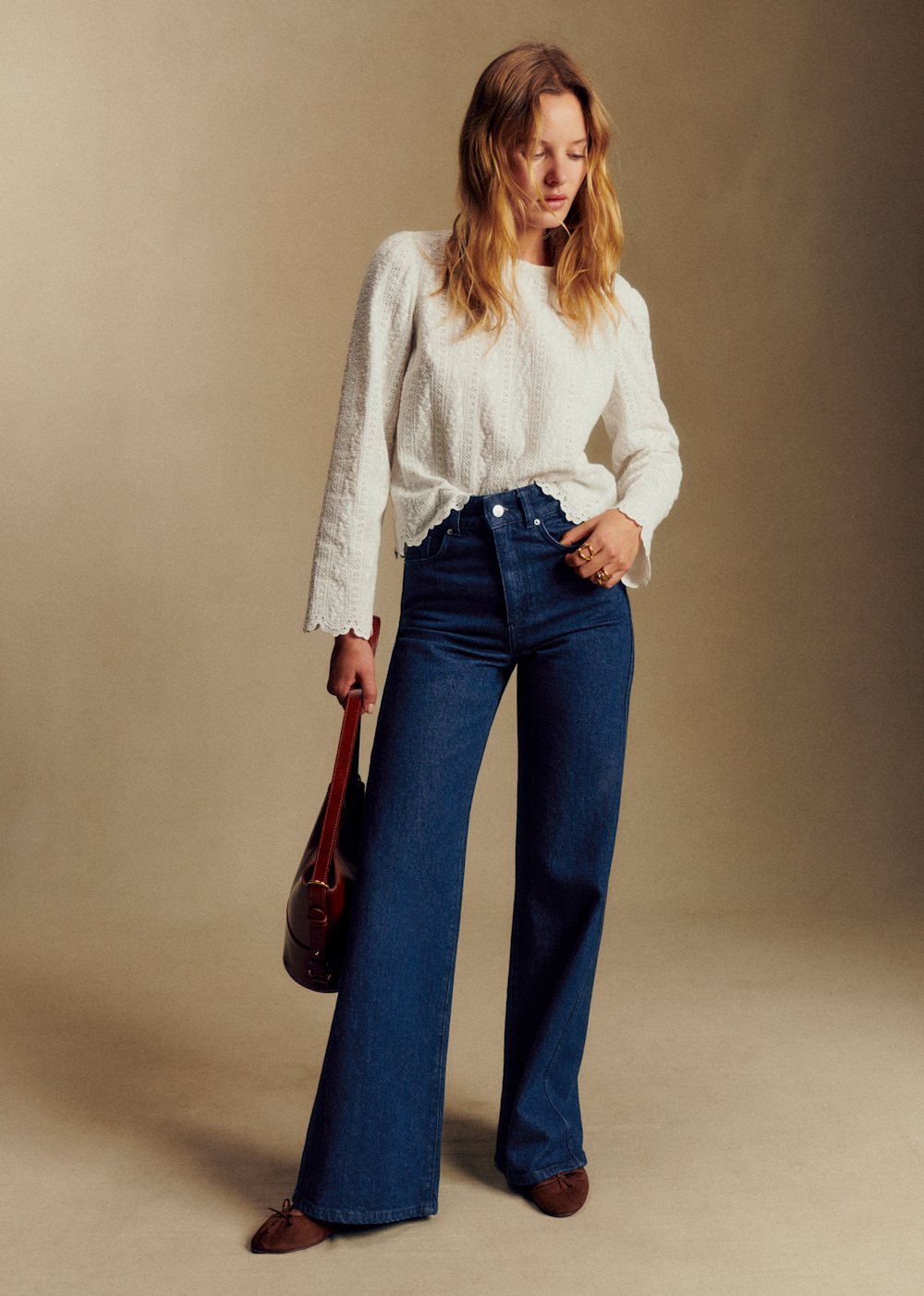 New 70's Trousers - Indigo Blue