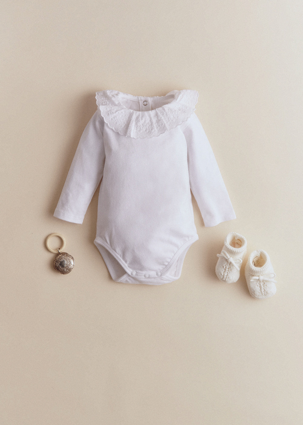 Ange Bodysuit - Milk White