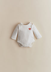 Gaston Bodysuit - Ecru Red