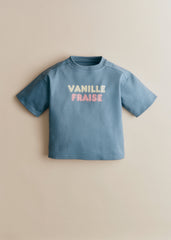Vanille Fraise T-Shirt - Powder Blue