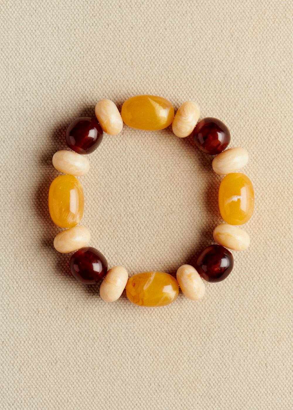 Morgane Bracelet - Caramel Multi Pink Creation