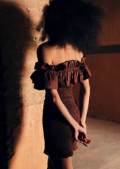 Salomena Dress - Mahogany Solidarity Creation