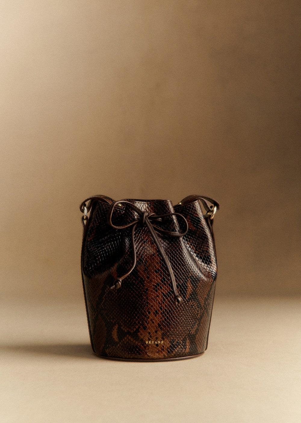 Farrow Mini Bag - Brown Python Print