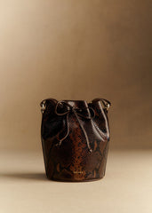 Farrow Mini Bag - Brown Python Print
