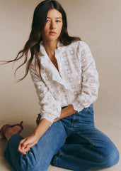Chlo Shirt - Ecru Guipure Lace